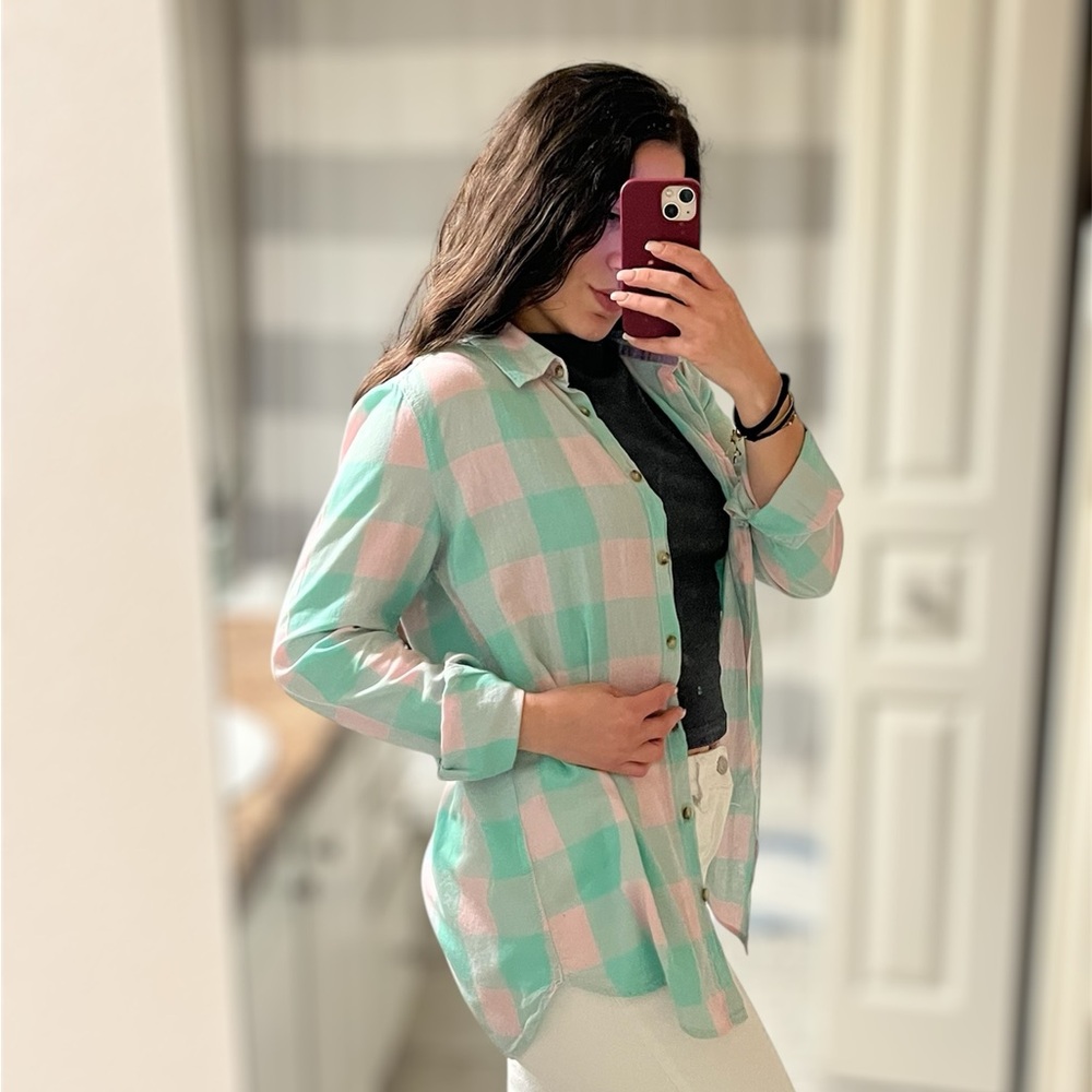 H&M Checkered Top